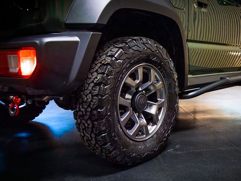 BFGoodrich KO2 tyres on Jimny